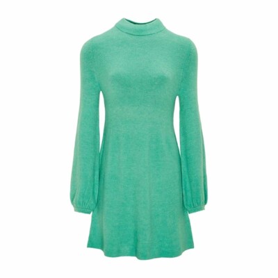 Avon Bell Sleeve Soft Knitted Dress ~ Size 6/8 ~ Light Green Jumper Dress |  eBay UK