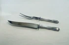 Gorham Greenbrier Sterling Silver 2 Piece Large Carving Set - No Monogram