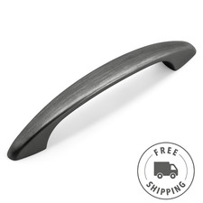 Solid Kitchen Cabinet Arch Drawer Handles Pull Cabinet Hardware - Pewter