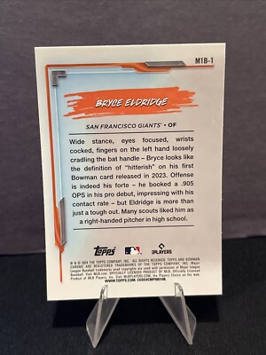 2024 Bowman Chrome-My 1st Bowman-Bryce Eldridge #M1B-1 | eBay