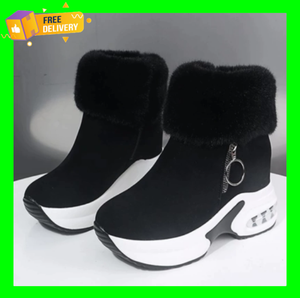 Botines cálidos De Felpa De Mujer Usados De Plataforma Botas De Nieve  Invierno | eBay