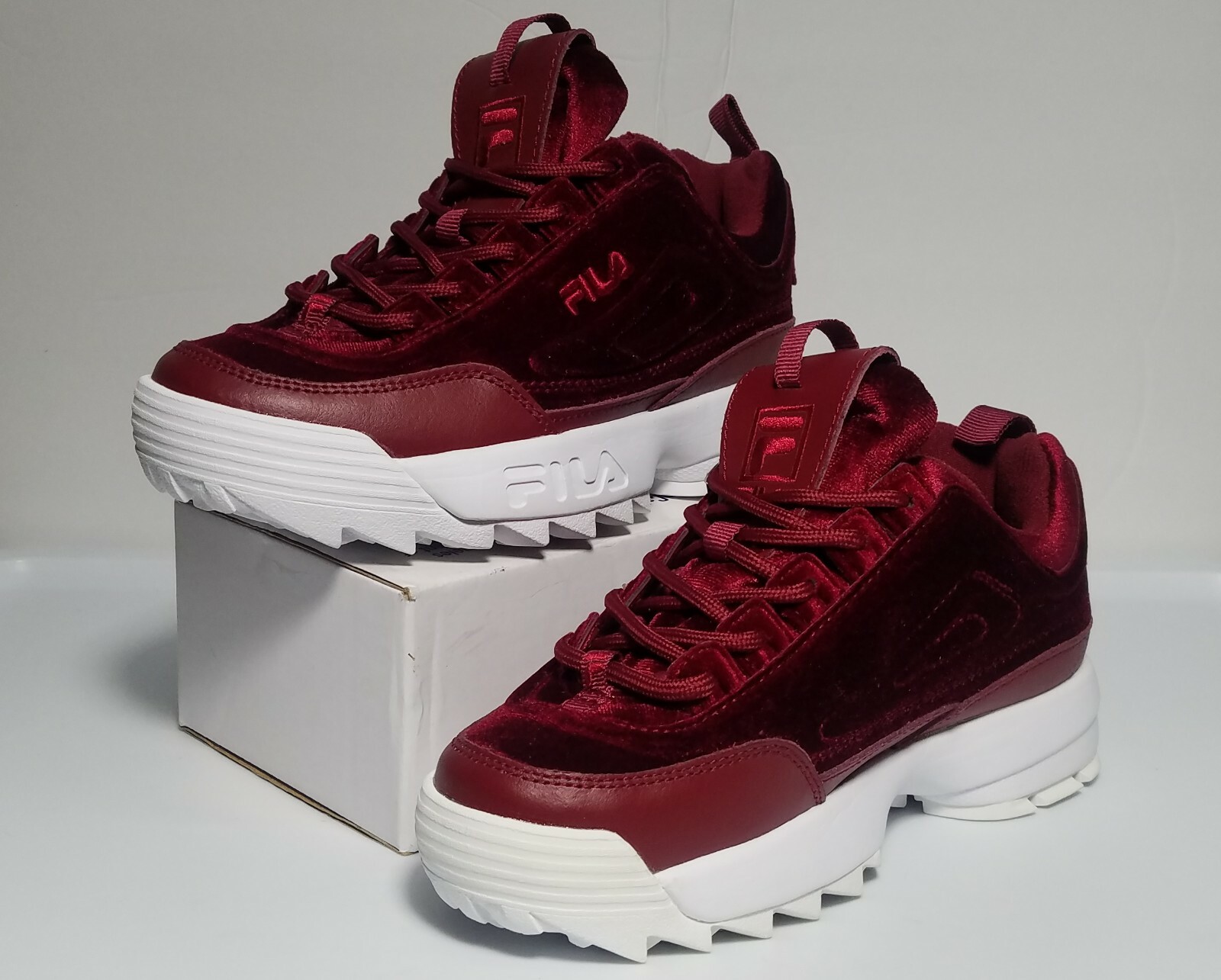fila disruptor maroon