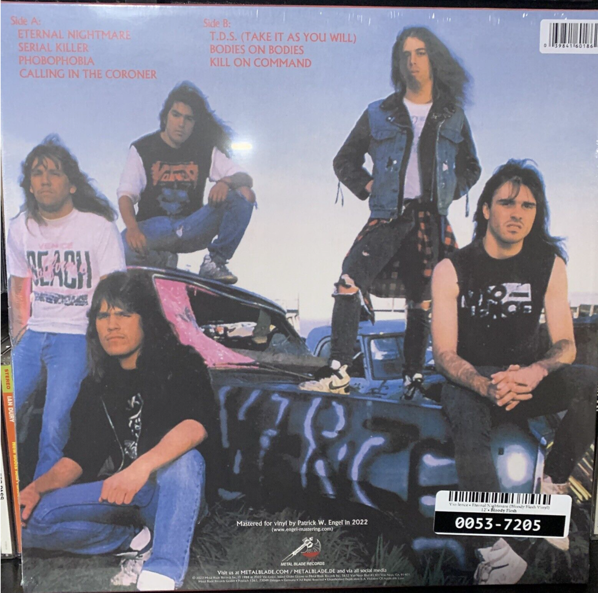 Vio-Lence – Eternal Nightmare LP 2022 Metal Blade [Bloody Flesh