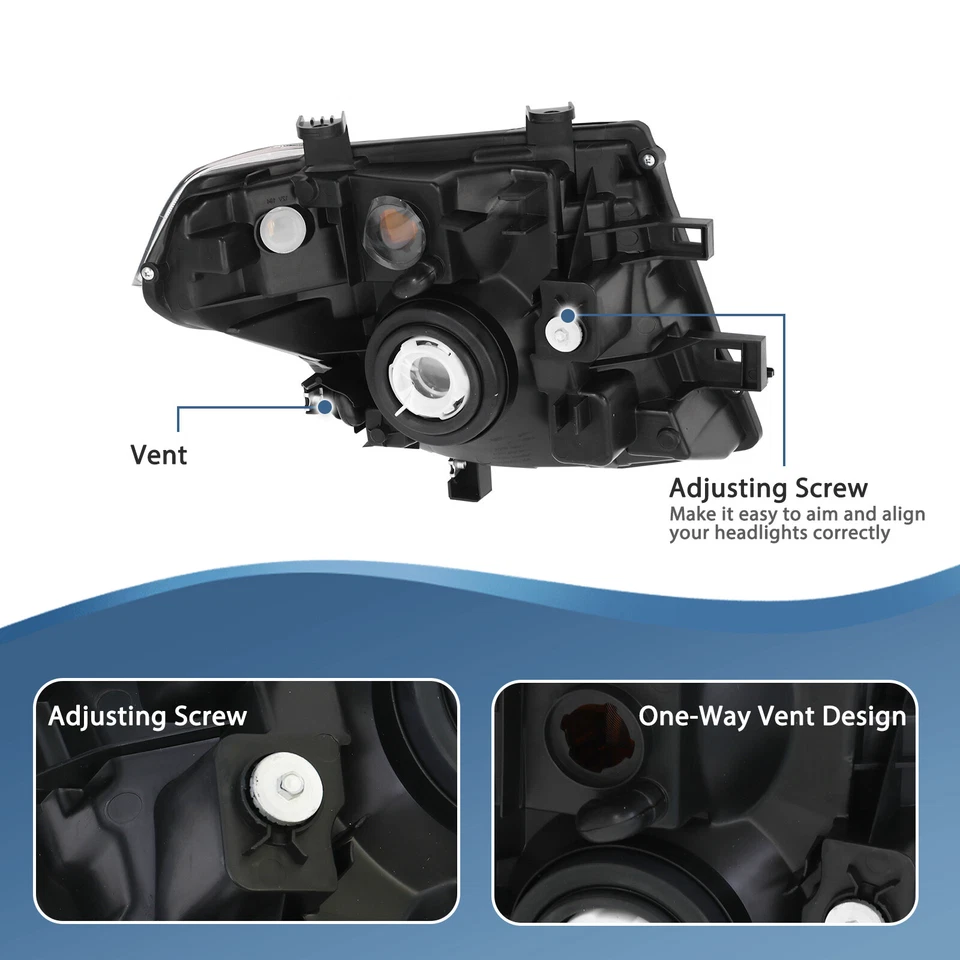 Faros halógenos cromados Pathfinder 2005-2008 Nissan Frontier 05-07 Foto 4 de 4