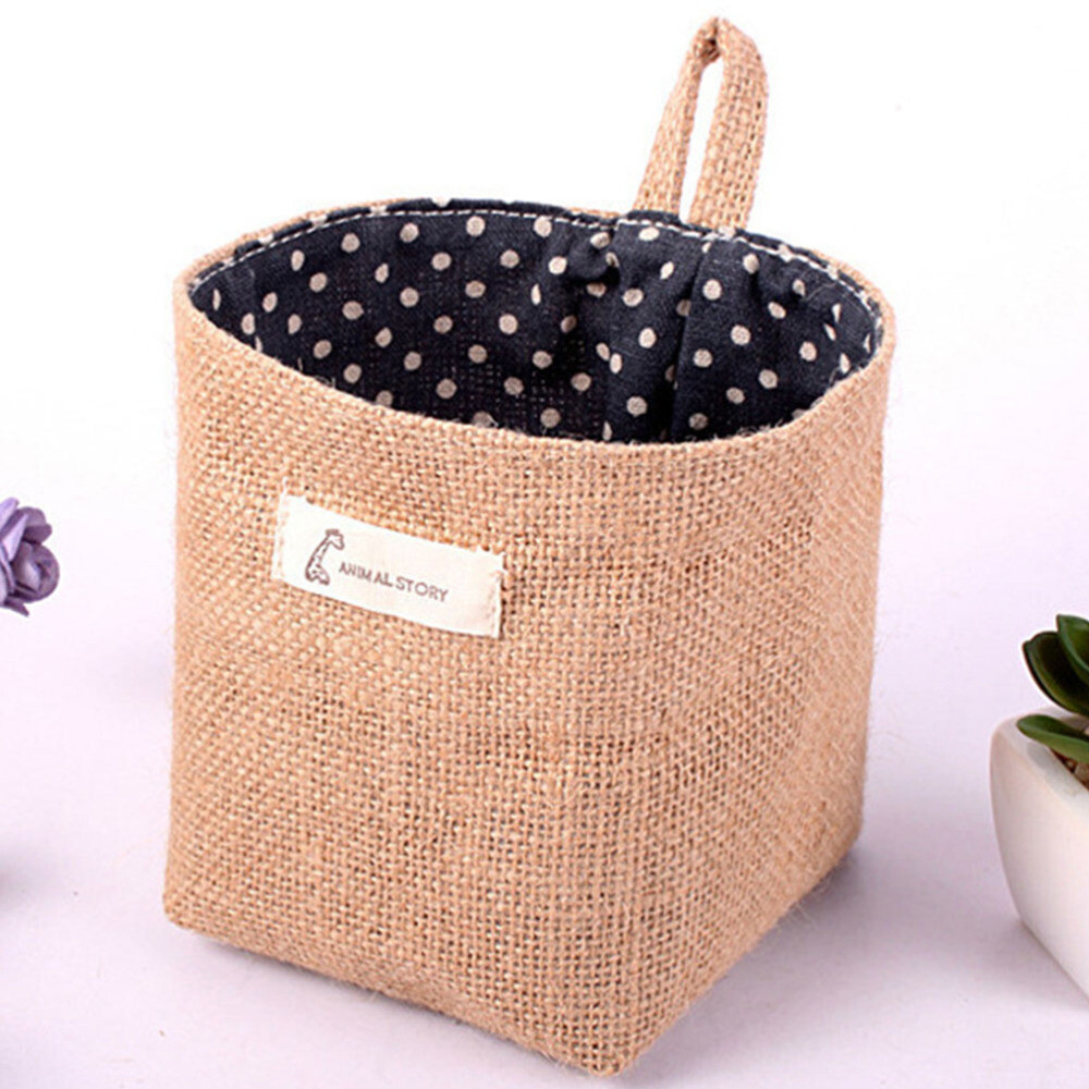 Sundries Organizer Fabric Wall Storage Flower Hanging Pocket eBay