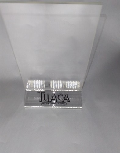 Portacarteles 12 Tuaca 4"" x 6"" menú publicitario marco mesa de carga superior tienda acrílico transparente - Imagen 2 de 5