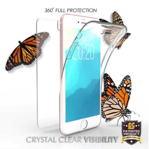 Tri Max амортизирующий прозрачный полный корпусный чехол ультратонкий профиль чехол - Изображение 3 из 4