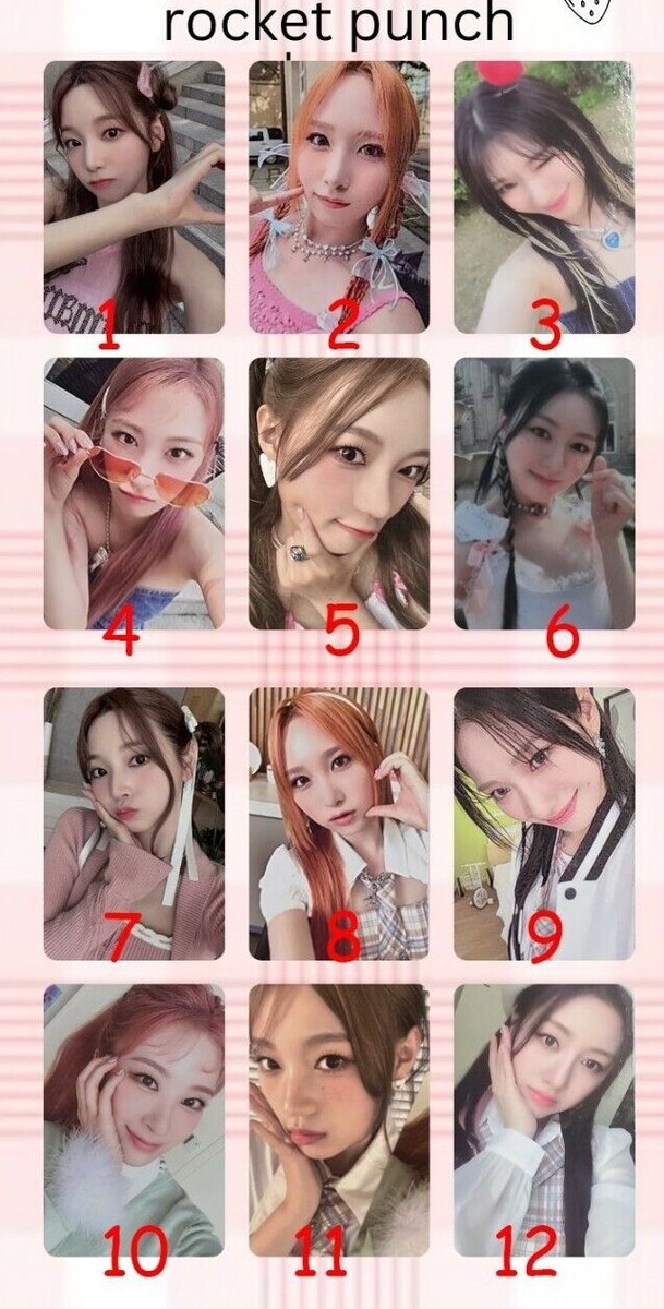 Rocket Punch - BOOM BOOK VER. PHOTOCARD PHOTO CARD KPOP