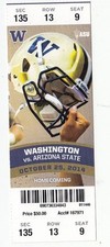 2014 WASHINGTON HUSKIES VS ARIZONA STATE TICKET STUB 10/25 COLLEGE FOOTBALL