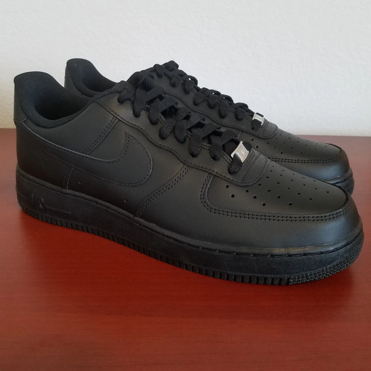 Nike Air Force 1 u0026#039;07 u0026#039;Triple Blacku0026#039; Shoes CW2288-001  Menu0026#039;s Size 11 | eBay