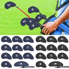 10pcs Neoprene Golf Club Iron Head Cover For Titleist Callaway Ping Taylormade