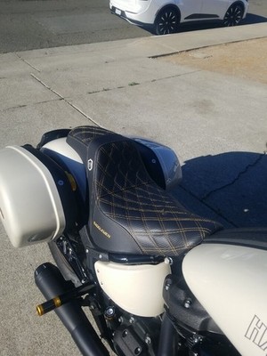 Saddlemen SDC Pro Series Gold Lattice Seat fits 2018-2026 Harley