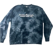 Sebastian Maniscalco Nobody Does This Tie-Dye Sweatshirt XL Comedy Stand Up