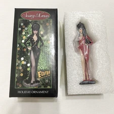 Elvira Mistress Of The Dark Scary Xmas Red Dress Ornament Tweeterhead Open Box