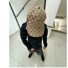 Gucci Baseballkappe GG Monogramm Canvas Beige...