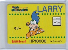 Super Mario Bros Barcode Battler Larry Koopa Card ID 159 Nintendo 1992