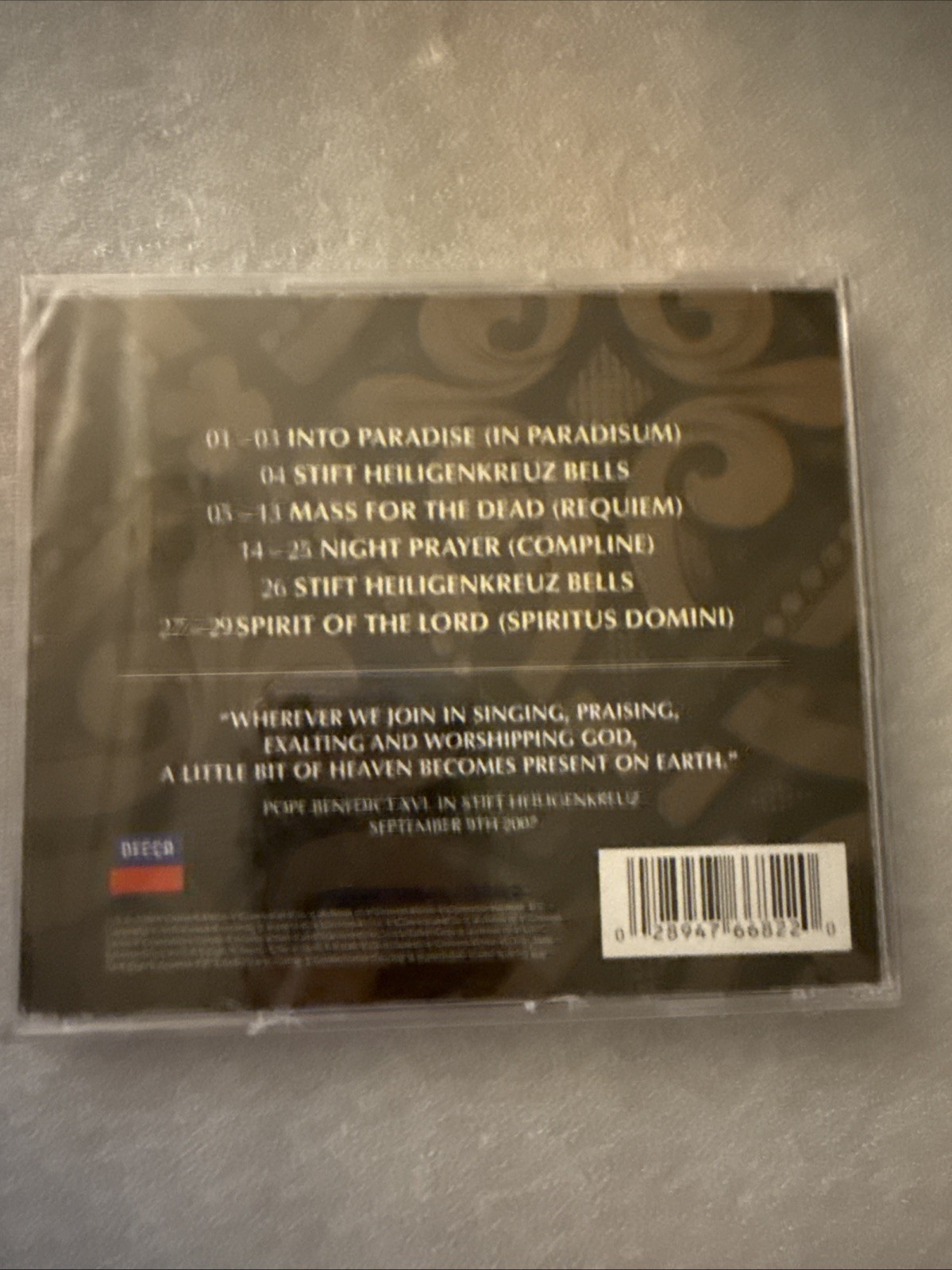 Chant. Cistercian Monks CD Classical Music Meditation 2008 Release