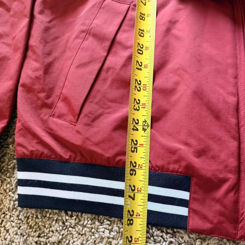 Tommy Hilfiger Hombre Regata Resistente al Agua Rompevientos Chaqueta Abrigo Rojo Talla L Foto 3 de 4