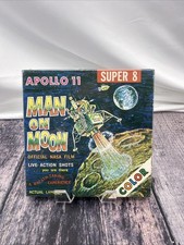 FACTORY SEALED APOLLO 11 SUPER 8 mm MAN ON THE MOON OFFICIAL NASA FILM VINTAGE