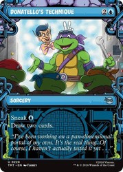 Donatello's Technique (Showcase) #228 Teenage Mutant Ninja Turtles MTG