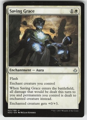 Saving Grace Hour of Devastation 21 U LP MTG