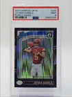 JAYDEN DANIELS 2024 DONRUSS OPTIC RATED ROOKIE PURPLE SHOCK RC PSA 9 Q2010