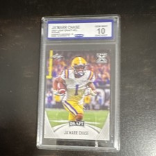 Leaf 2021 Draft Ja'Marr Chase #31 Rookie LSU Tigers CGC 10 Football Card