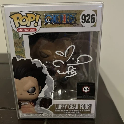 Funko Pop! One Piece Luffy Gear Four #926 CC Signed by Colleen Clinkenbeard PSA