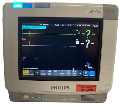 PHILIPS INTELLIVUE MP5 PORTABLE PATIENT MONITOR @