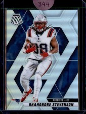 2025 Panini Mosaic #196 Rhamondre Stevenson Silver