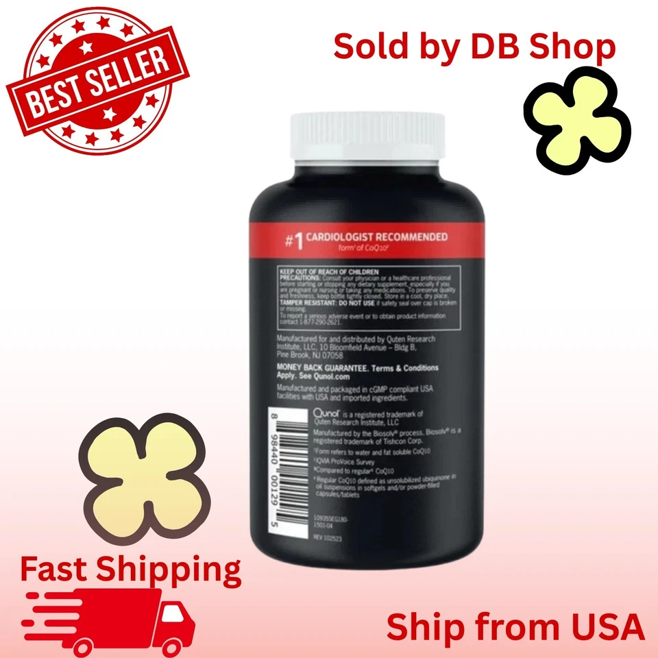 QUNOL ULTRA COQ10 100mg - 150 X 2=300 SOFTGELS - Imagem 2 de 3