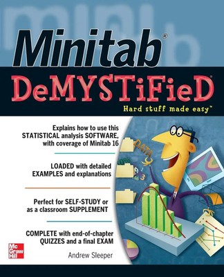 Minitab Demystified Andrew Sleeper Taschenbuch Kartoniert / Broschiert Englisch