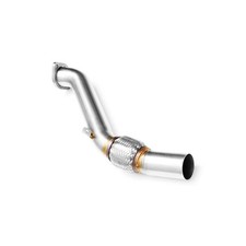 Downpipe per BMW Serie 5 525d E60 senza catalizzatore 63,5mm 2,5" tubo inox