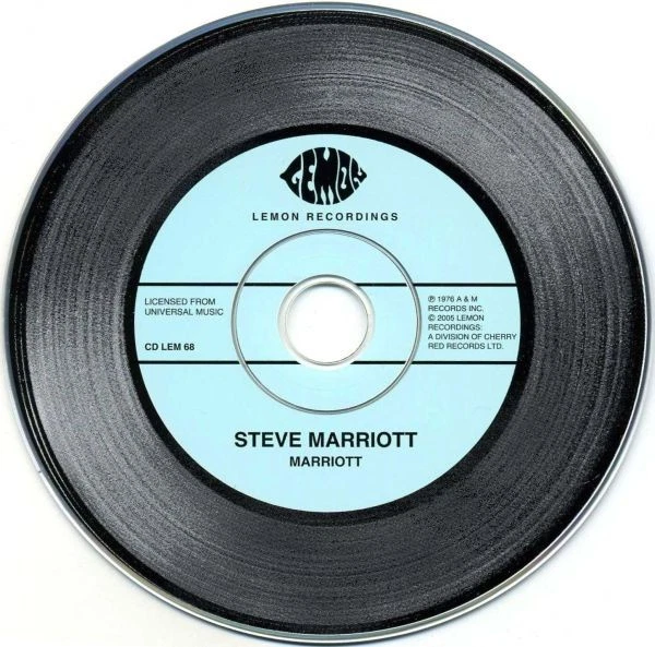 Steve Marriott - Marriott (CD) (Near Mint (NM or M-)) - 3874853029 Foto 3 de 4