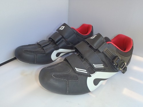 Peloton Cycling Shoes Size 41 US M Size 8 - W Size 9.5 Black Red - Afbeelding 2 van 7