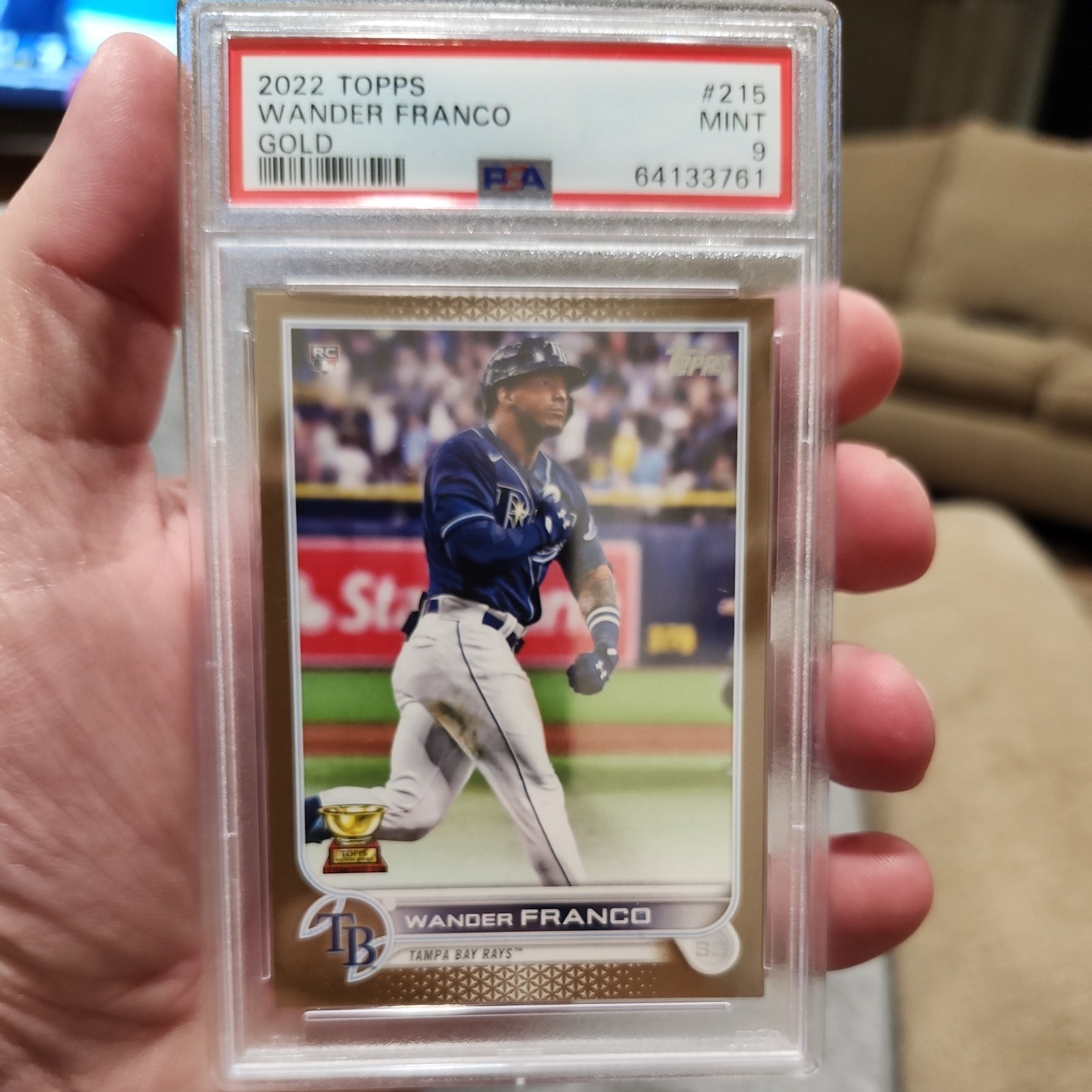 2022 Topps Series 1 - Wander Franco #215 Gold /2022 (RC)