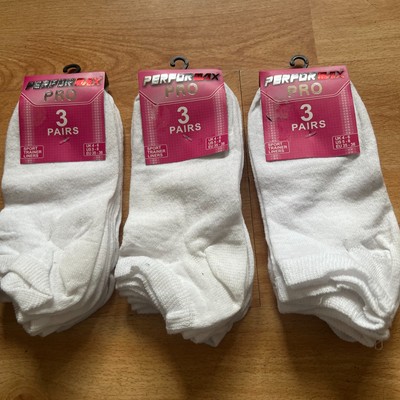 Damen weiße Sport Turnschuhe Einlagen Größe 4 x 6 (9 Paar)