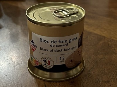 LEADER PRICE BLOC DE FOIE GRAS DE CANARD 200g DUCK FOIE GRAS