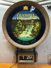 G•Vintage Olympia Beer Motion Waterfall Bar Keg Lighted Sign See Video