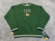NEW Disney Parks Sweater Adult Small Winnie The Pooh Sweatshirt Embroidered