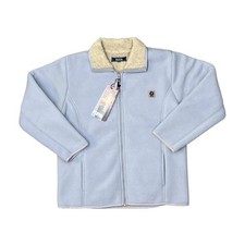 Puffa "Windproof" Sherpa Teddy Fleece Lined Zip Fleece Sweatshirt Women's S M