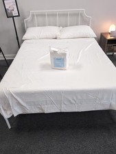 Microfiber Home Premium Bed Sheet Set, Full size, White - 4 Piece