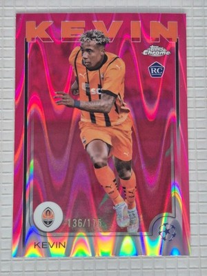 2024-25 Topps Chrome UCL - Kevin - Shakhtar Donetsk - Rookie - Pink Wave - /175