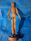 Wood  Articulated Hand W/woodburned Tattoo  & Person Artist  Drawing Models — photo 5