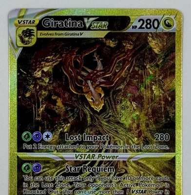 giratina vstar pokemon card Rhyhorn 92/214 Reverse Holo main image 1