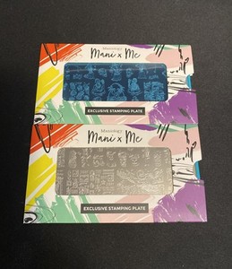 MANIOLOGY Tiki Halloween Plates 2 Nail Stamping Plates MxM111 And MxM112