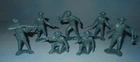 Vintage 1950s Marx Fort Apache Play Set Plastic 60mm Cavalry Soldiers
