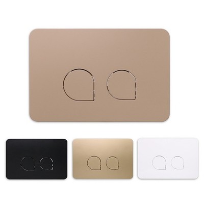 Toilet Flush Plate Dual Button for Geberit UP300 UP320 246 146 6mm Panel Black
