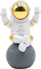 Astronaut Statue Decor Resin Spaceman Figurine Decorations Cute Mini Space
