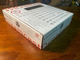 DREAMCAST OFFICIAL CRYSTAL CASE - GMS 002 - UNUSED - RARE - CLEAR SHELL OEM